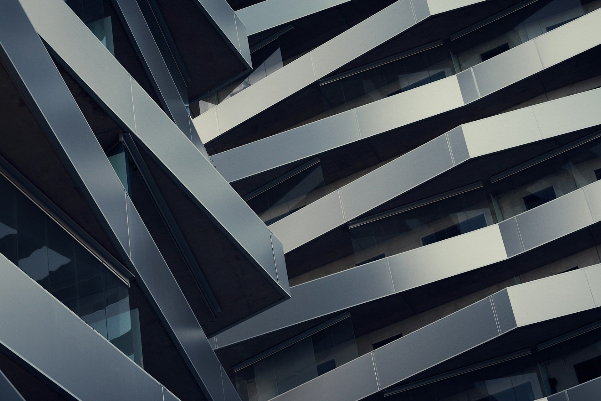 Angular metallic architecture